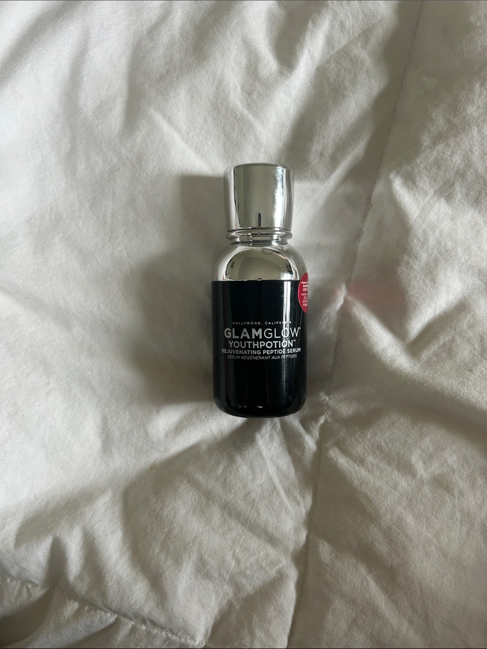 GLAMGLOW YouthPotion Rejuvenating Peptide Serum - Black & Silver